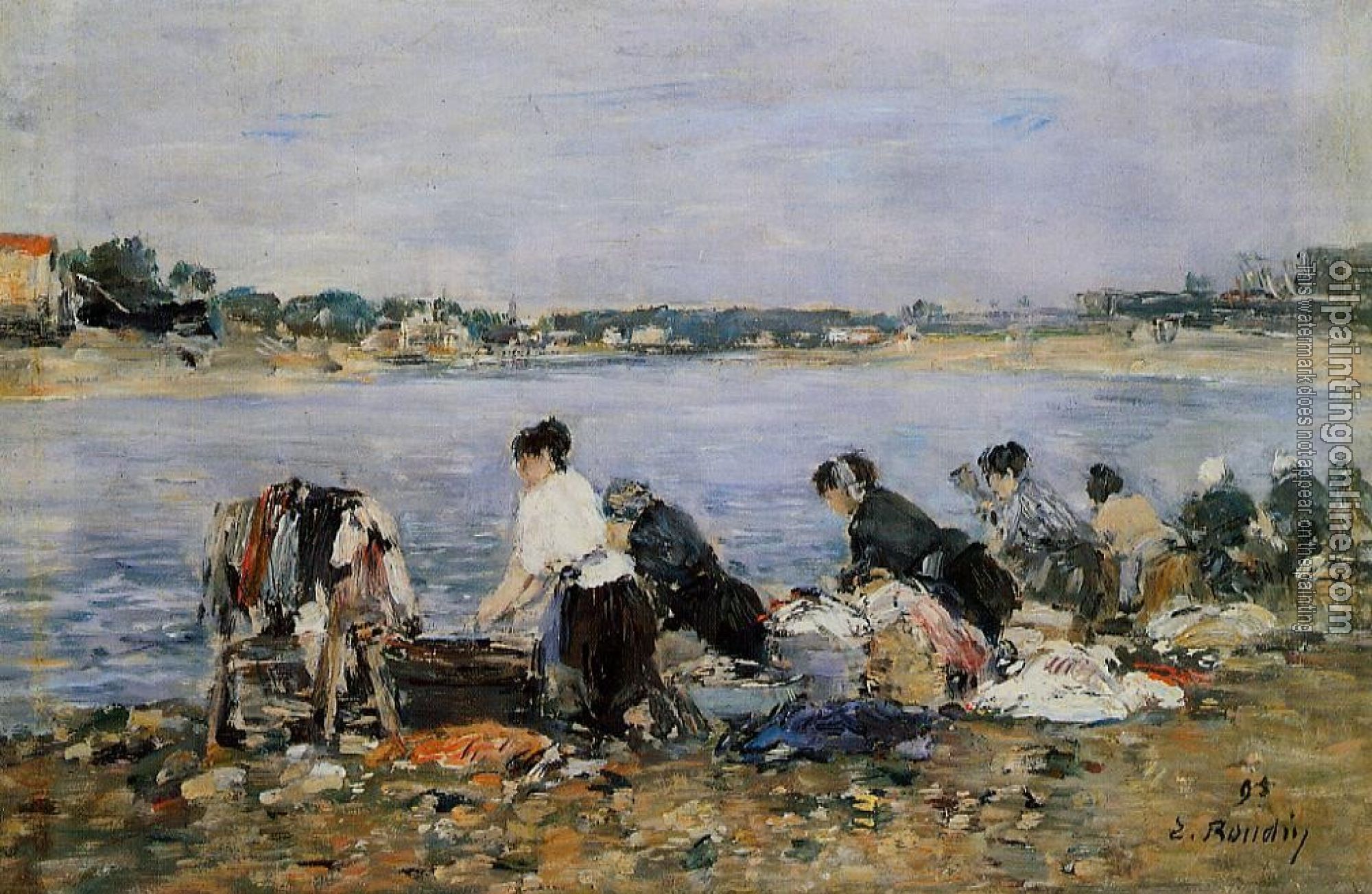 Boudin, Eugene - Laundresses